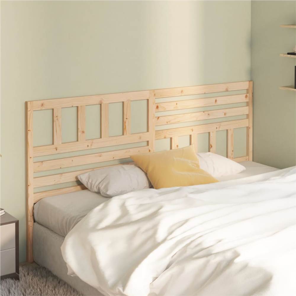 

Bed Headboard 206x4x100 cm Solid Wood Pine