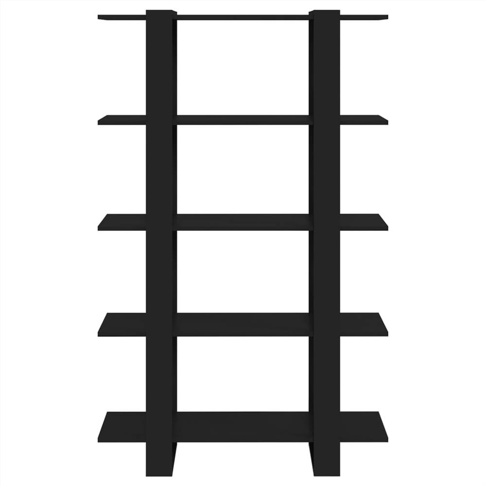 Book Cabinet/Room Divider Black 100x30x160 cm