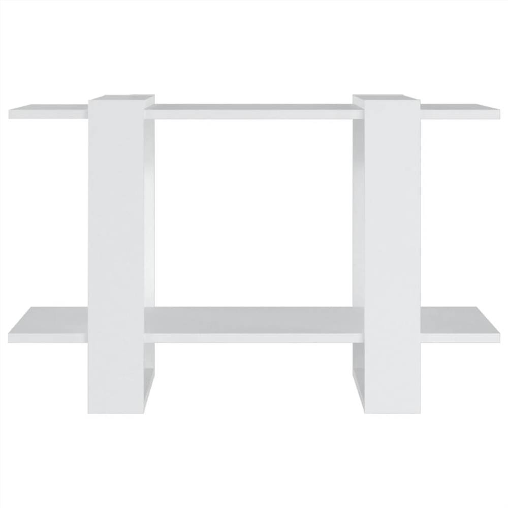 Book Cabinet/Room Divider White 80x30x51 cm