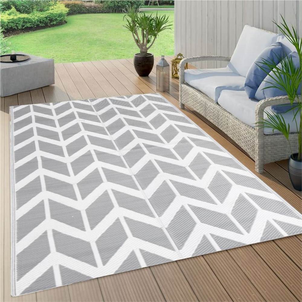 

Outdoor Rug Grey 120x180 cm PP