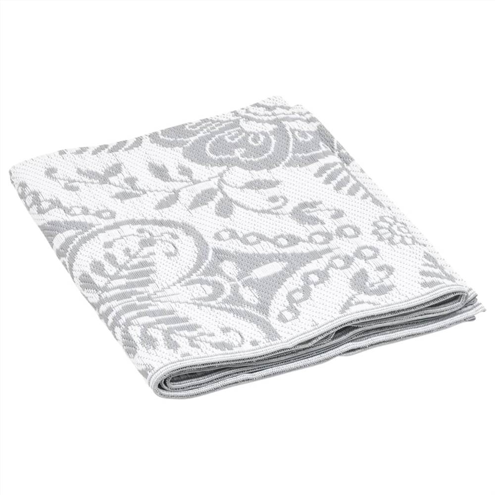 Outdoor Rug Light Grey 140x200 Cm PP 11 Outdoor Rug Light grey 140x200 cm PP