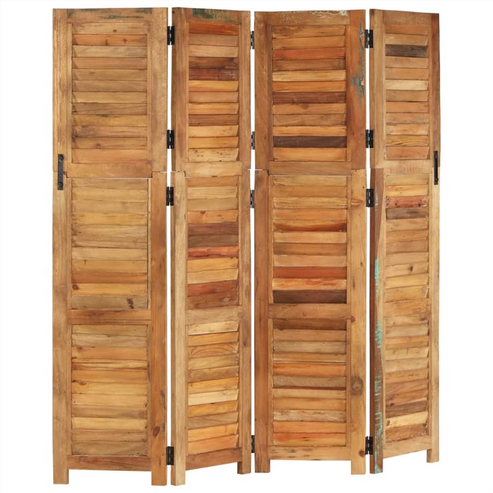 Room Divider 168 cm Solid Wood Reclaimed