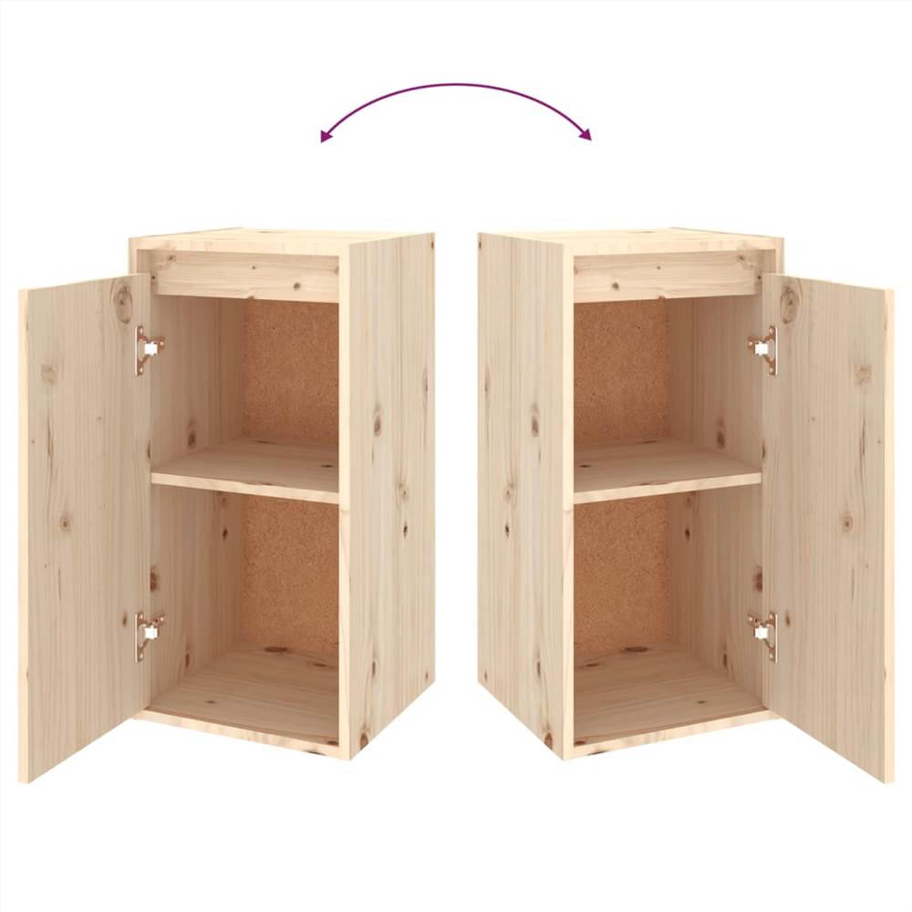 TV Cabinets 5 pcs Solid Wood Pine
