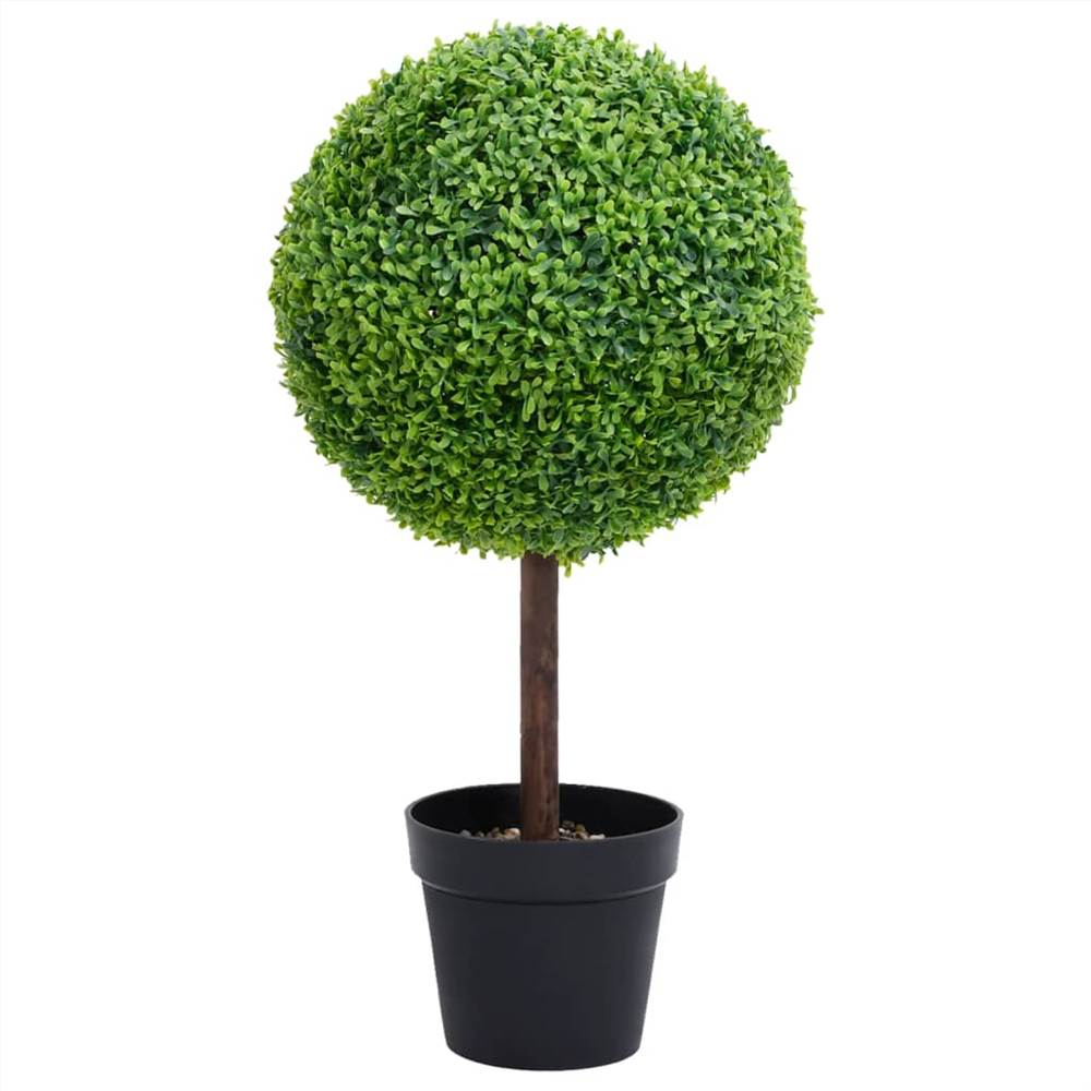 Buxus kunstplant met Pot Bol Groen 71 cm