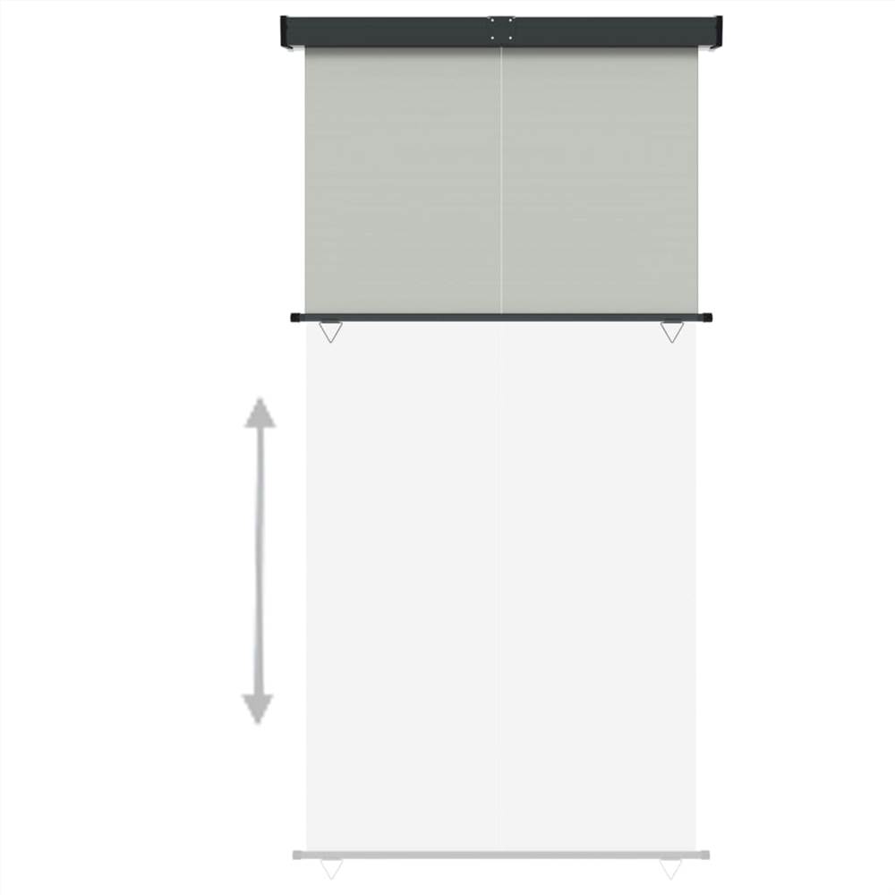 Balcony Side Awning 140x250 cm Grey