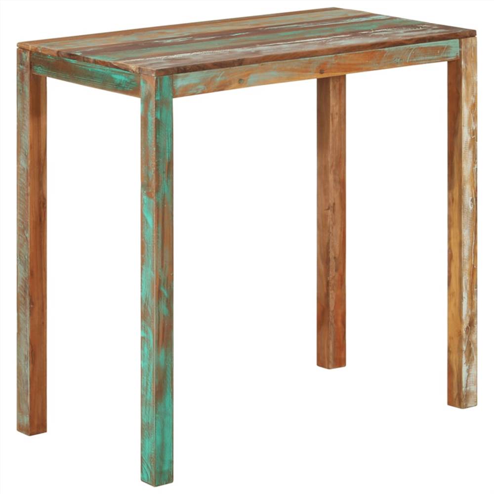 Bar Table 112x60x108 cm Solid Reclaimed Wood