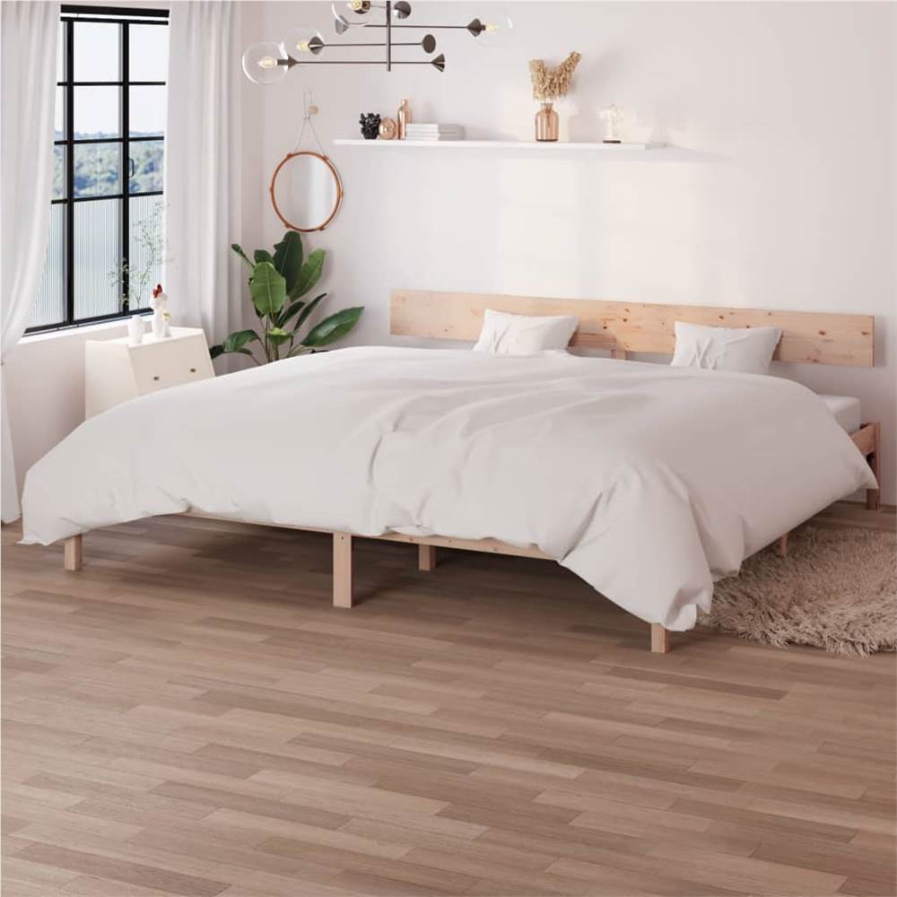 

Bed Frame Solid Wood Pine 180x200 cm Super King