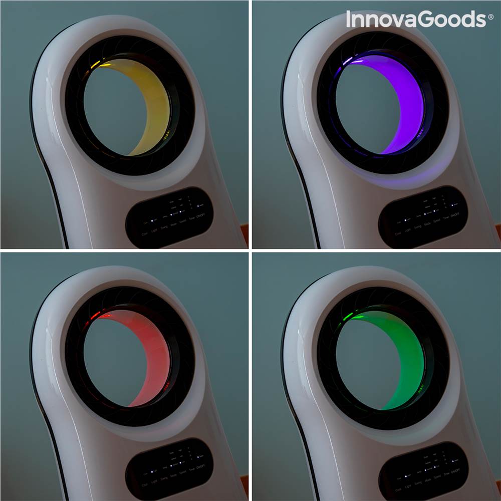 Bladeless, Evaporative Air Conditioner with LED Evareer InnovaGoods