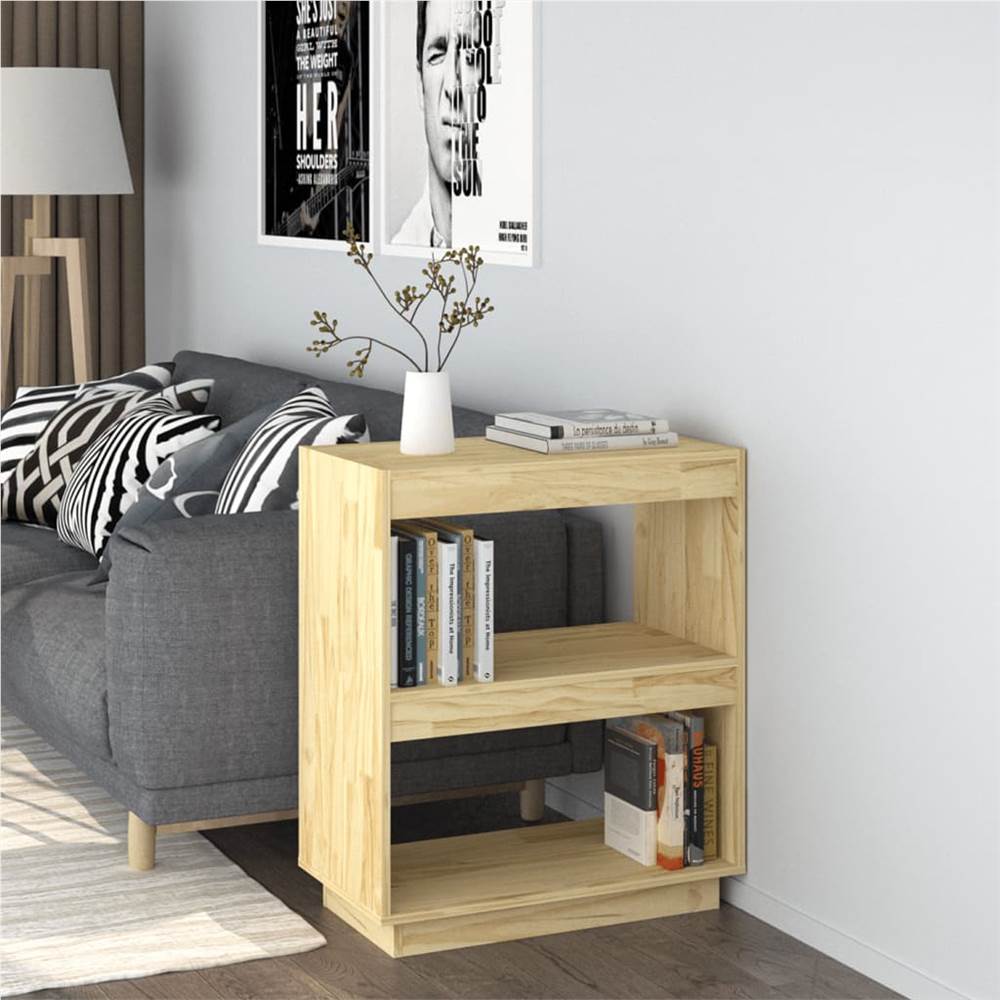 

Book Cabinet 60x35x71 cm Solid Pinewood
