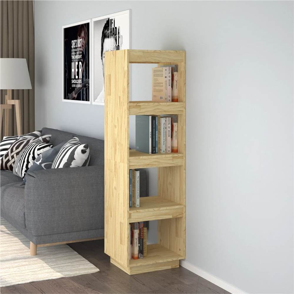 

Book Cabinet/Room Divider 40x35x135 cm Solid Pinewood