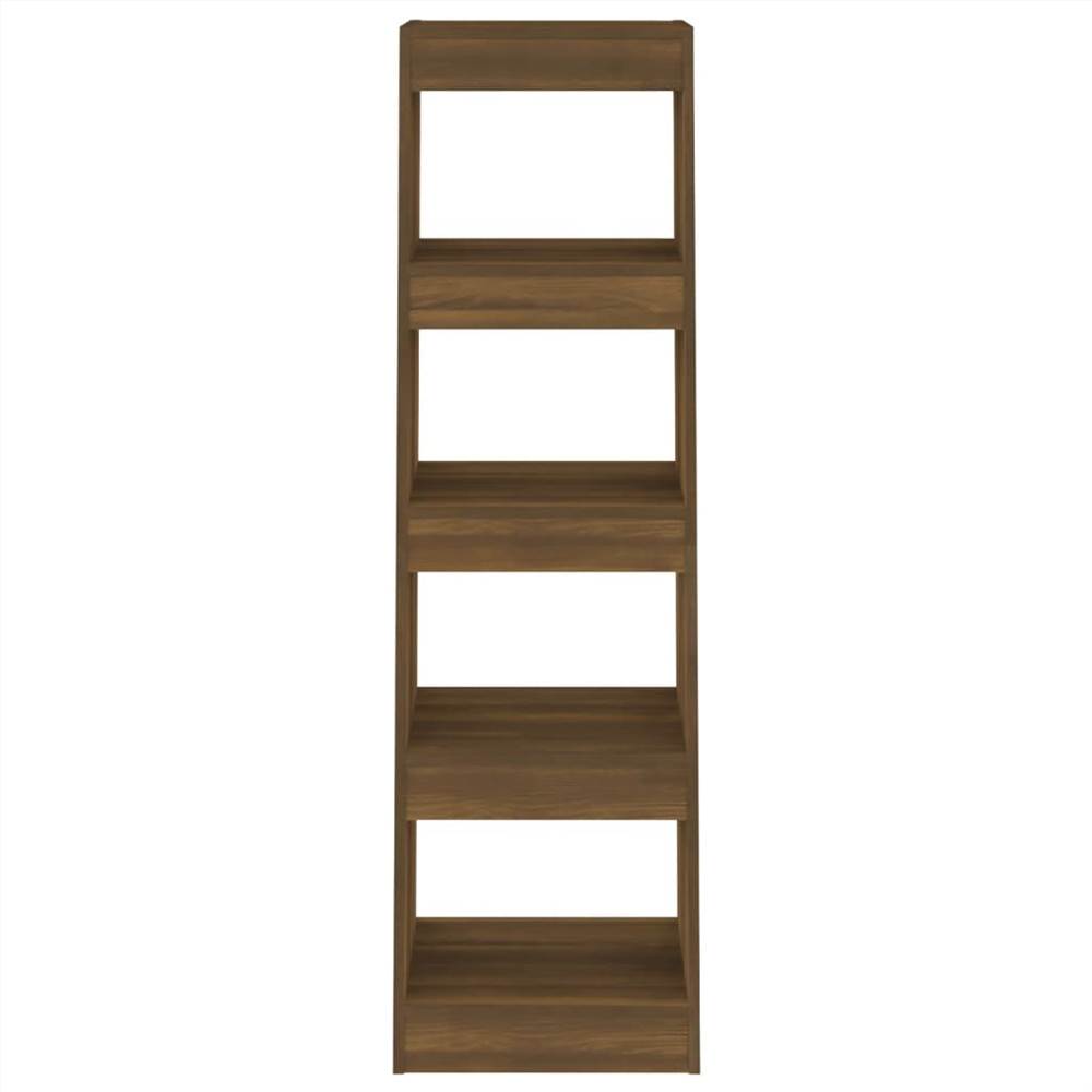 Book Cabinet/Room Divider Brown Oak 40x30x135 cm