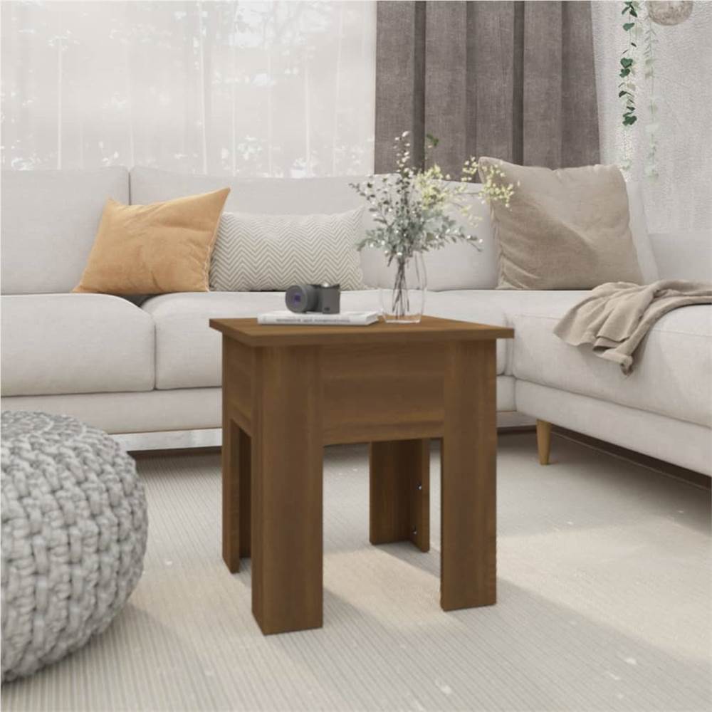 

Coffee Table Brown Oak 40x40x42 cm Chipboard
