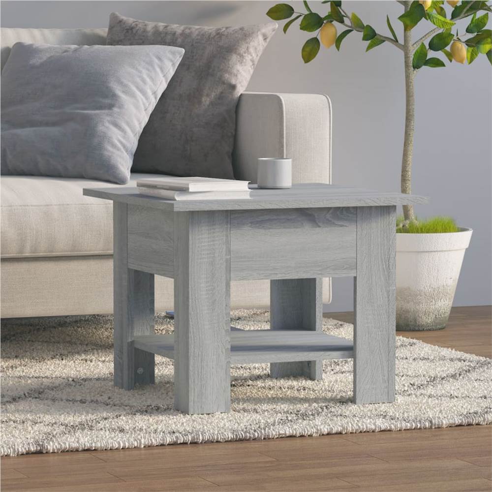 

Coffee Table Grey Sonoma 55x55x42 cm Chipboard