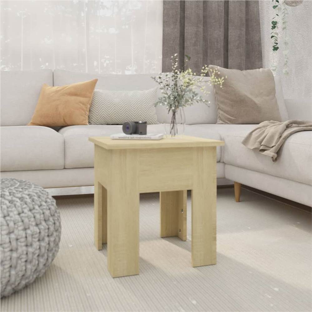 

Coffee Table Sonoma Oak 40x40x42 cm Chipboard
