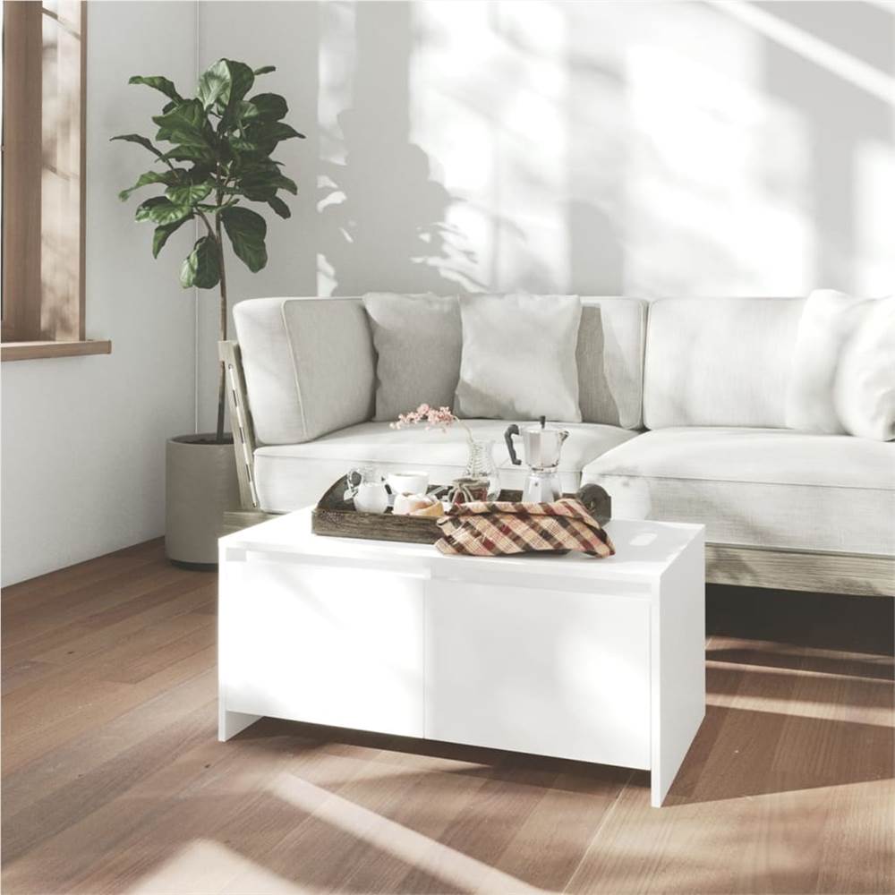 

Coffee Table White 90x50x41.5 cm Chipboard