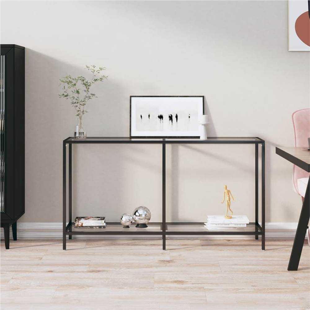 

Console Table Transparent 140x35x75.5 cm Tempered Glass