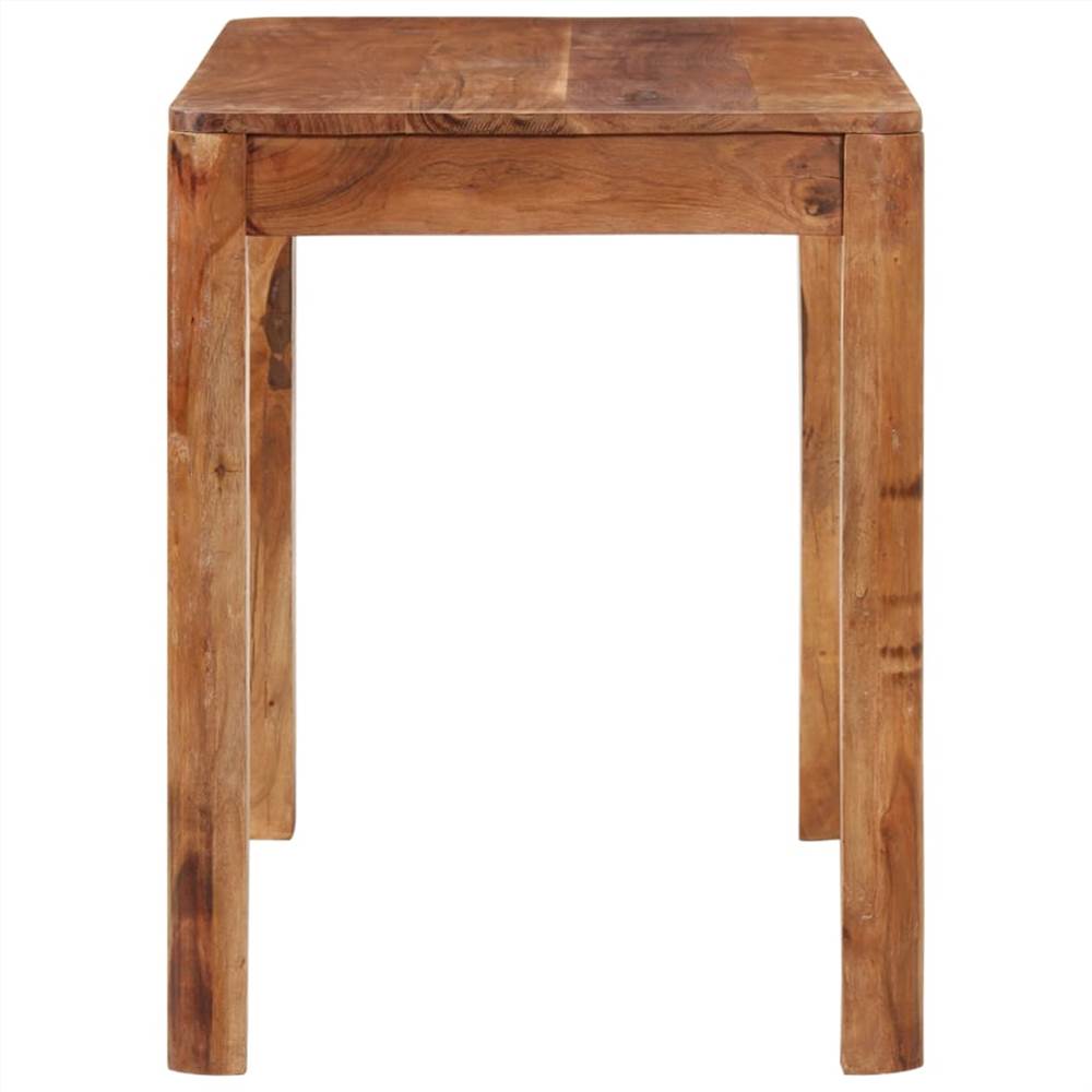 Dining Table Solid Wood Acacia with Sheesham Finish 110x60x76 cm