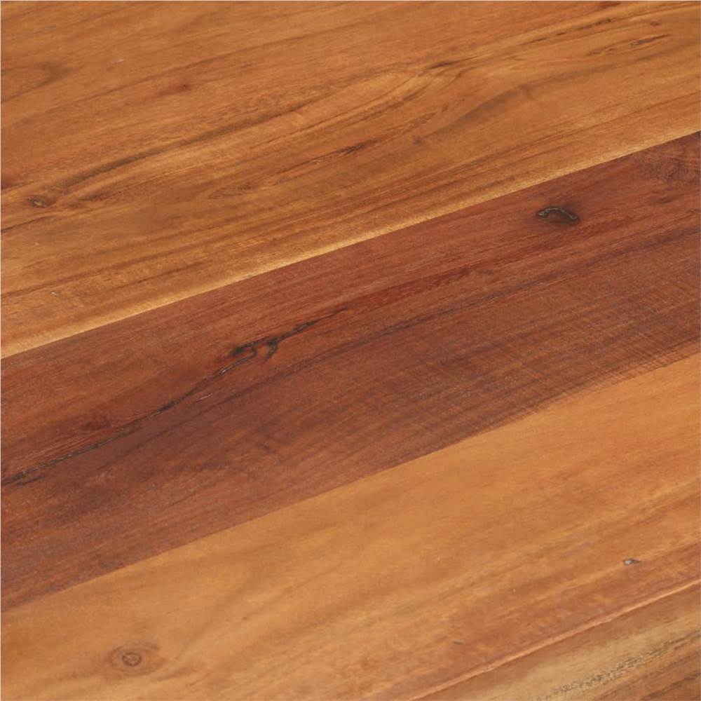 Dining Table Solid Wood Acacia with Sheesham Finish 110x60x76 cm