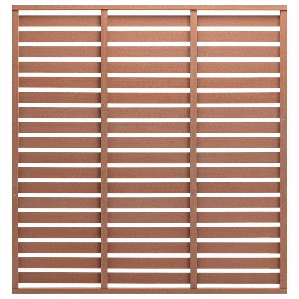 

Fence Panel WPC 180x180 cm Brown