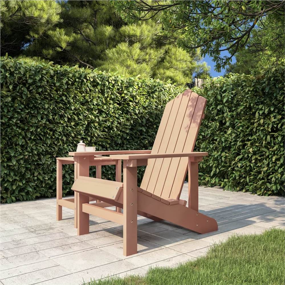 

Garden Adirondack Chair HDPE Brown