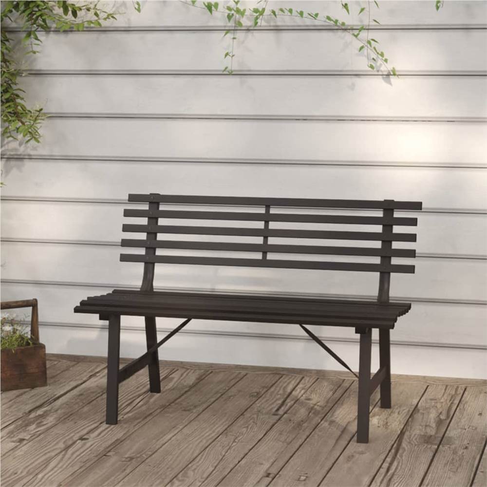 

Garden Bench 110 cm Steel Black