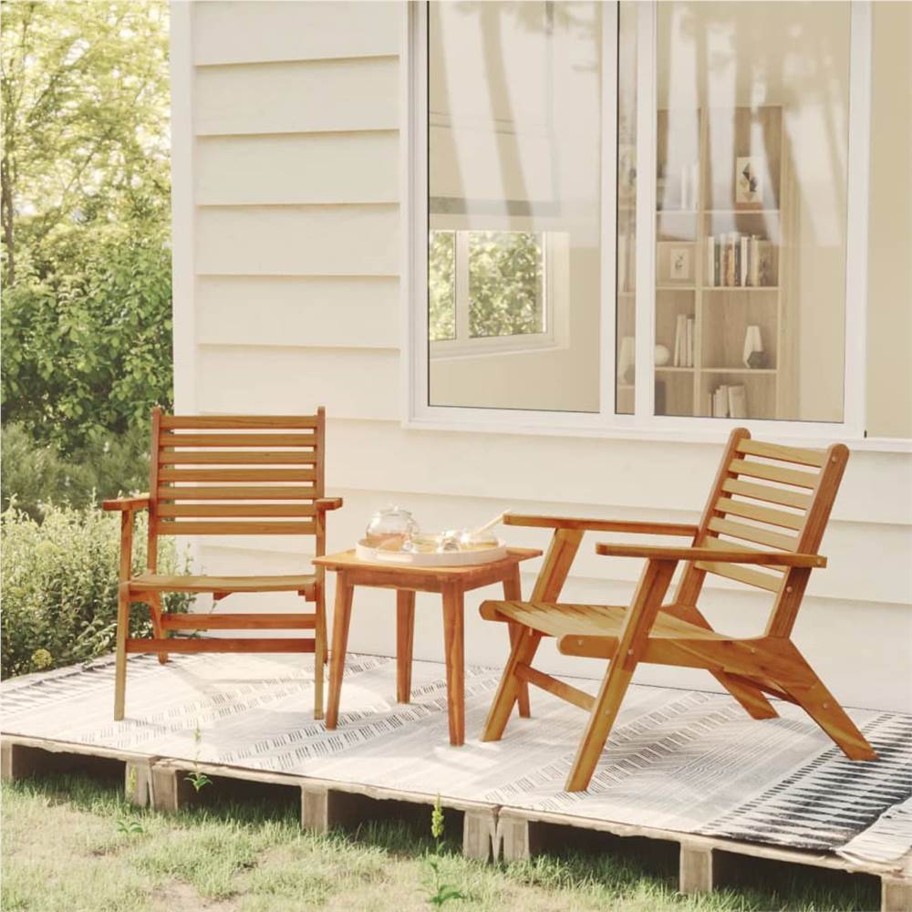 

Garden Dining Set Solid Acacia Wood