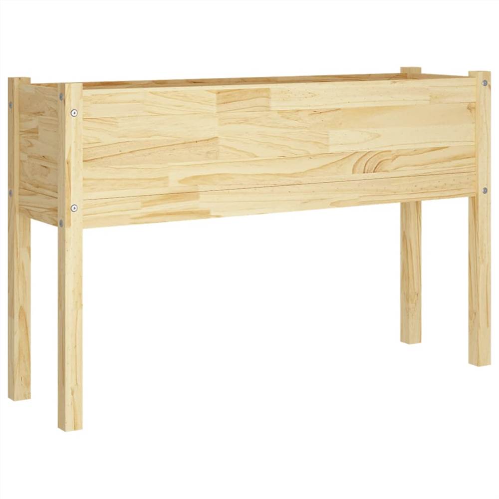 Garden Planter 110x31x70 cm Solid Pinewood