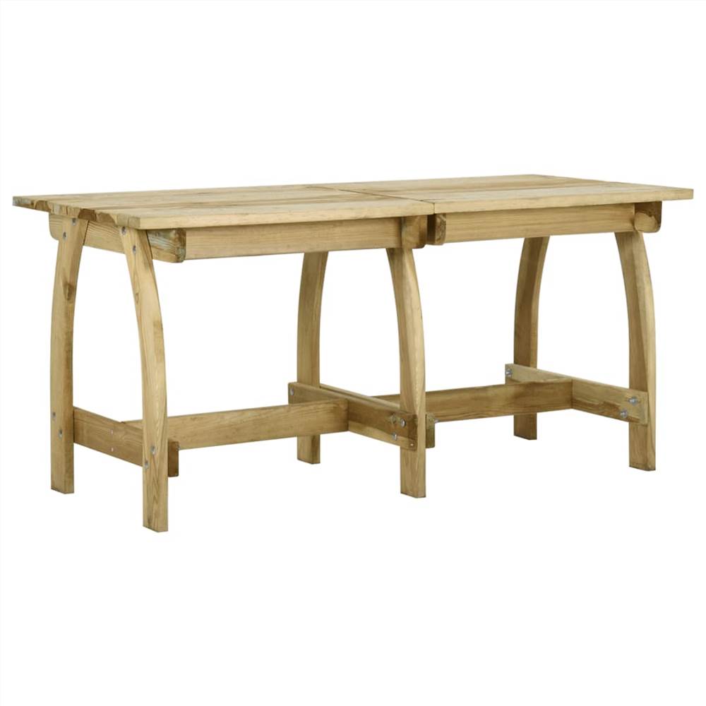 

Garden Table 160x74x75 cm Impregnated Pinewood