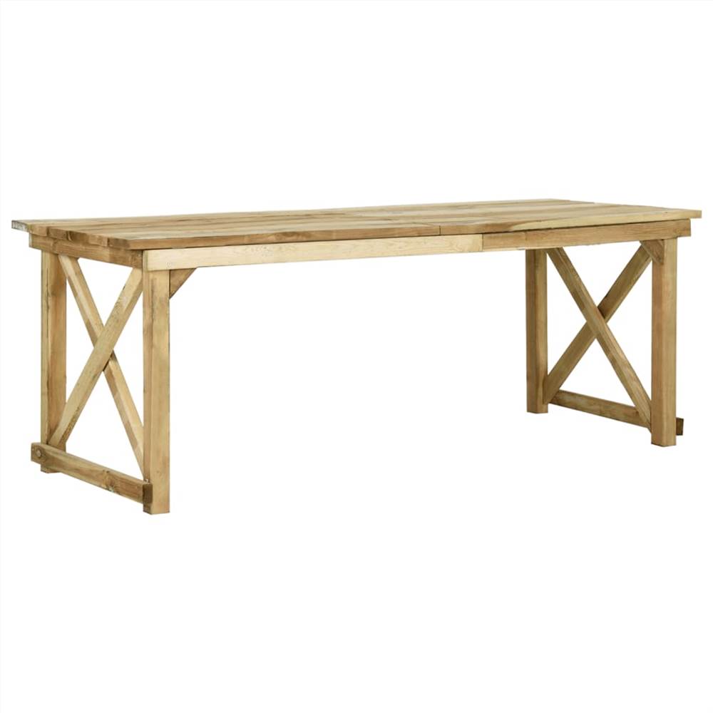 

Garden Table 200x79x75 cm Impregnated Pinewood