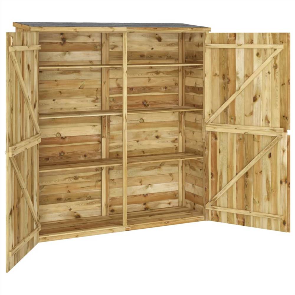 Garden Tool Shed 163x50x171 cm Solid Wood Pine