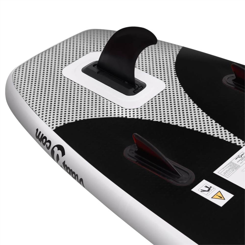 Inflatable Stand Up Paddle Board Set Black 360x81x10 cm 18 Inflatable Stand Up Paddle Board Set Black 360x81x10 cm