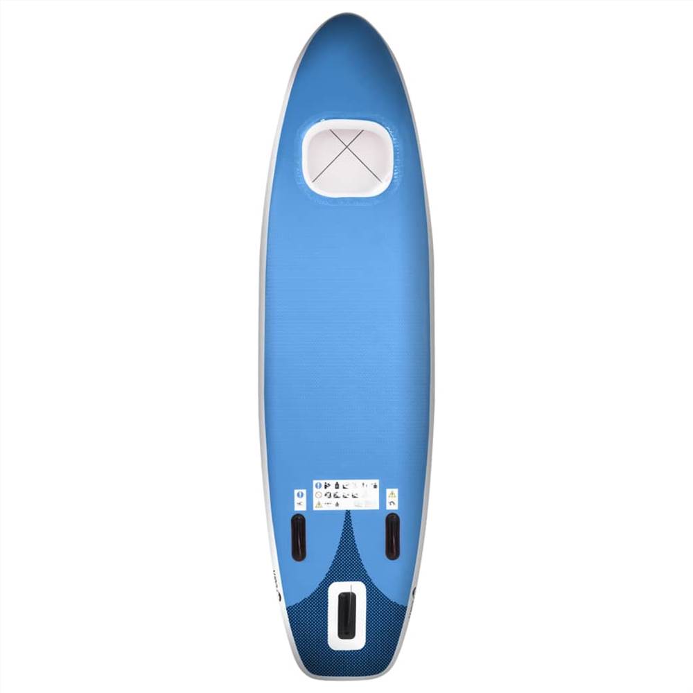 Inflatable Stand Up Paddle Board Set Sea Blue 300x76x10 Cm 17 Inflatable Stand Up Paddle Board Set Sea Blue 300x76x10 cm