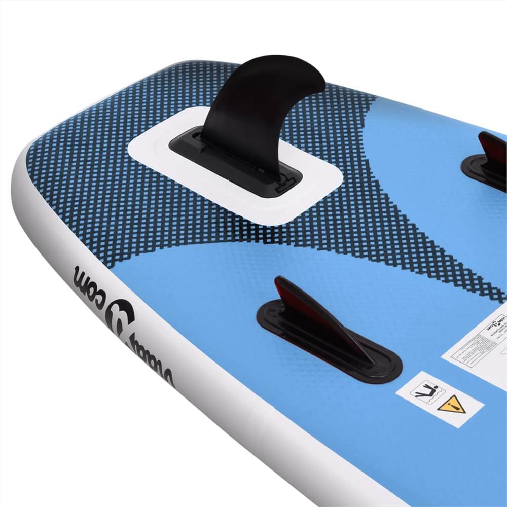 Inflatable Stand Up Paddle Board Set Sea Blue 300x76x10 Cm 19 Inflatable Stand Up Paddle Board Set Sea Blue 300x76x10 cm