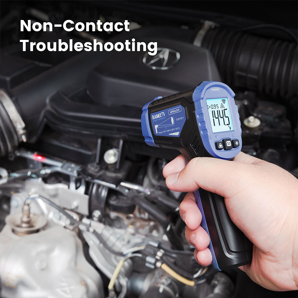 KAIWEETS Apollo 6 Infrared Temperature Gun Black with Purple