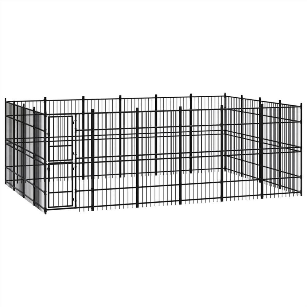 

Outdoor Dog Kennel Steel 22.12 m²