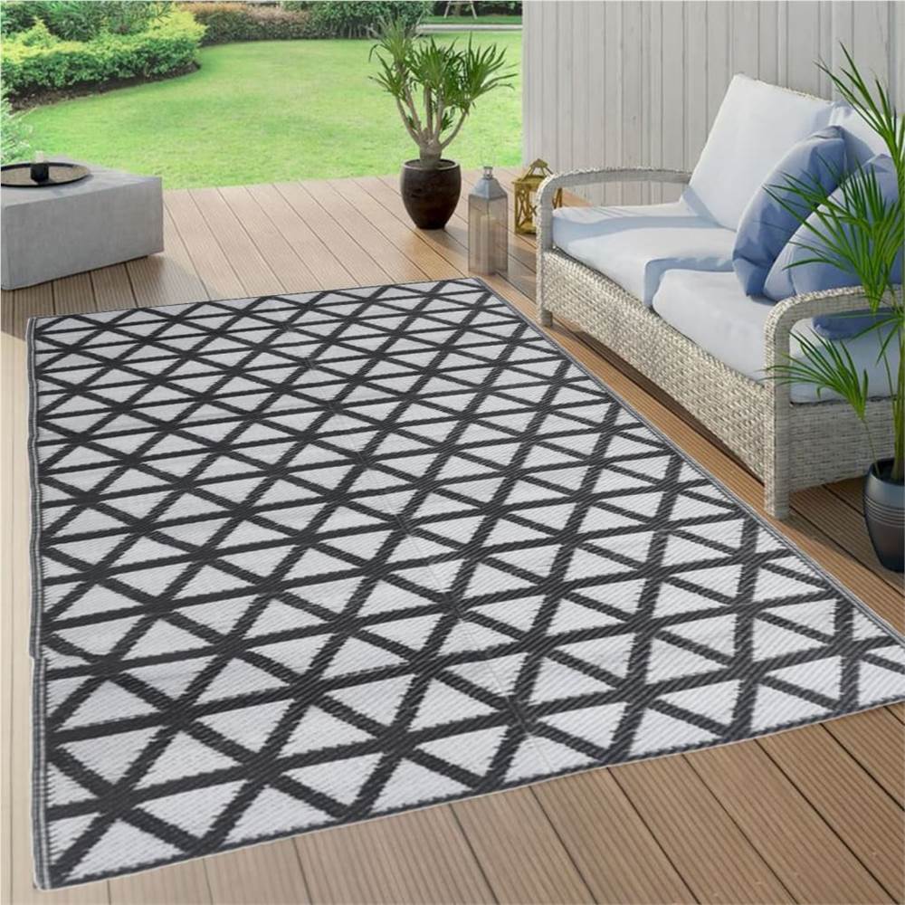 

Outdoor Rug Black 140x200 cm PP