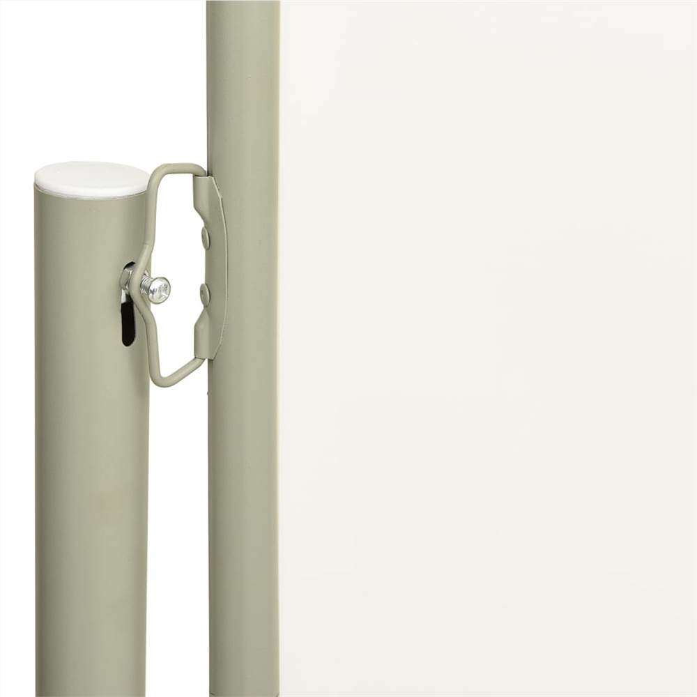 Patio Retractable Side Awning 140x600 cm Cream