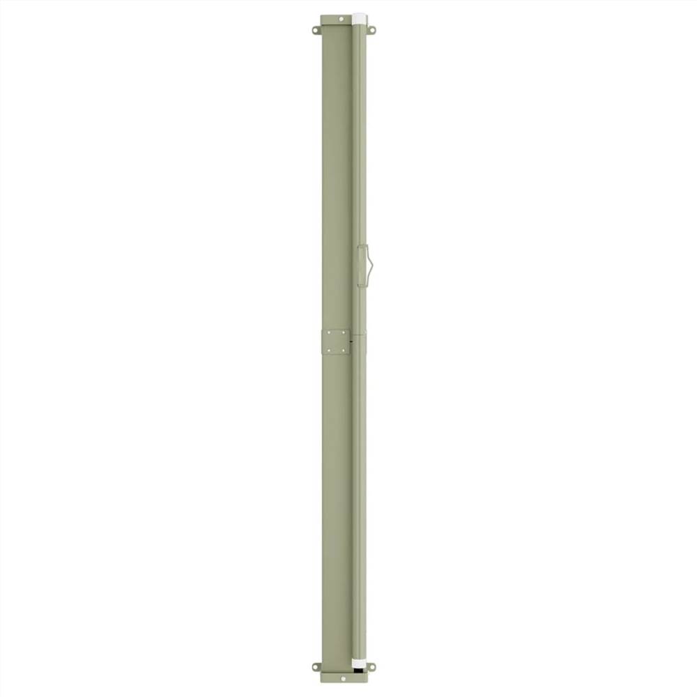 Patio Retractable Side Awning 140x600 cm Cream