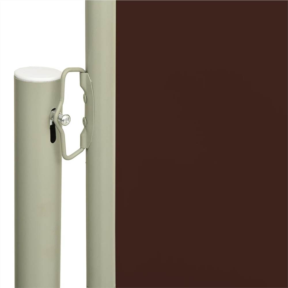 Patio Retractable Side Awning 160x300 cm Brown