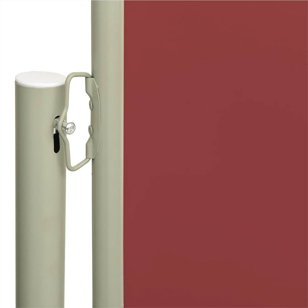 Patio Retractable Side Awning 160x300 cm Red