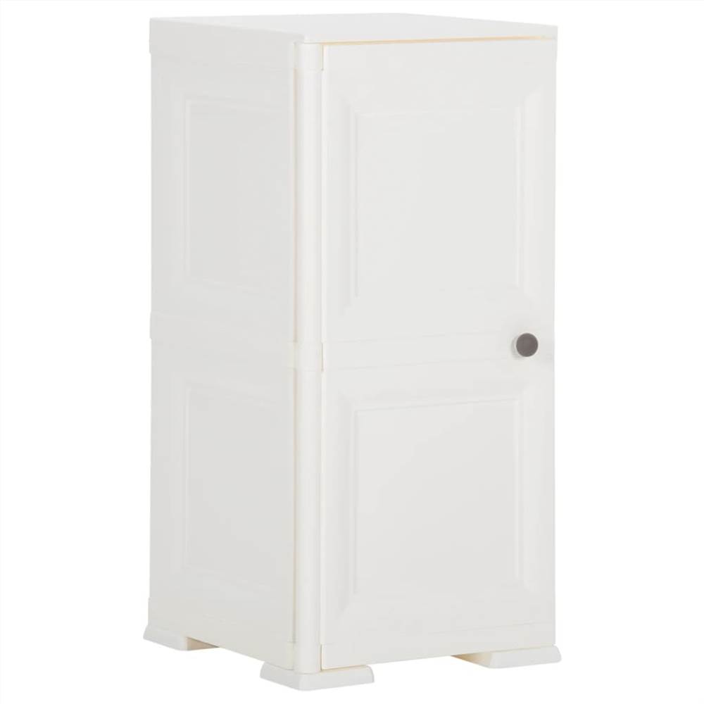 

Plastic Cabinet 40x43x85.5 cm Wood Design White