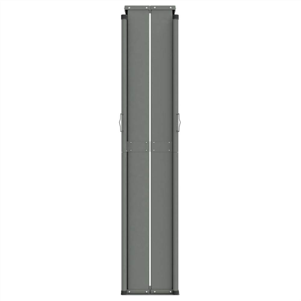 Retractable Side Awning Brown 220x600 cm