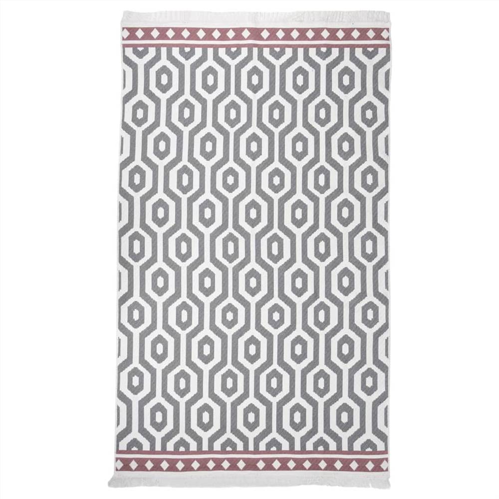 

Rug Grey 120x180 cm Cotton