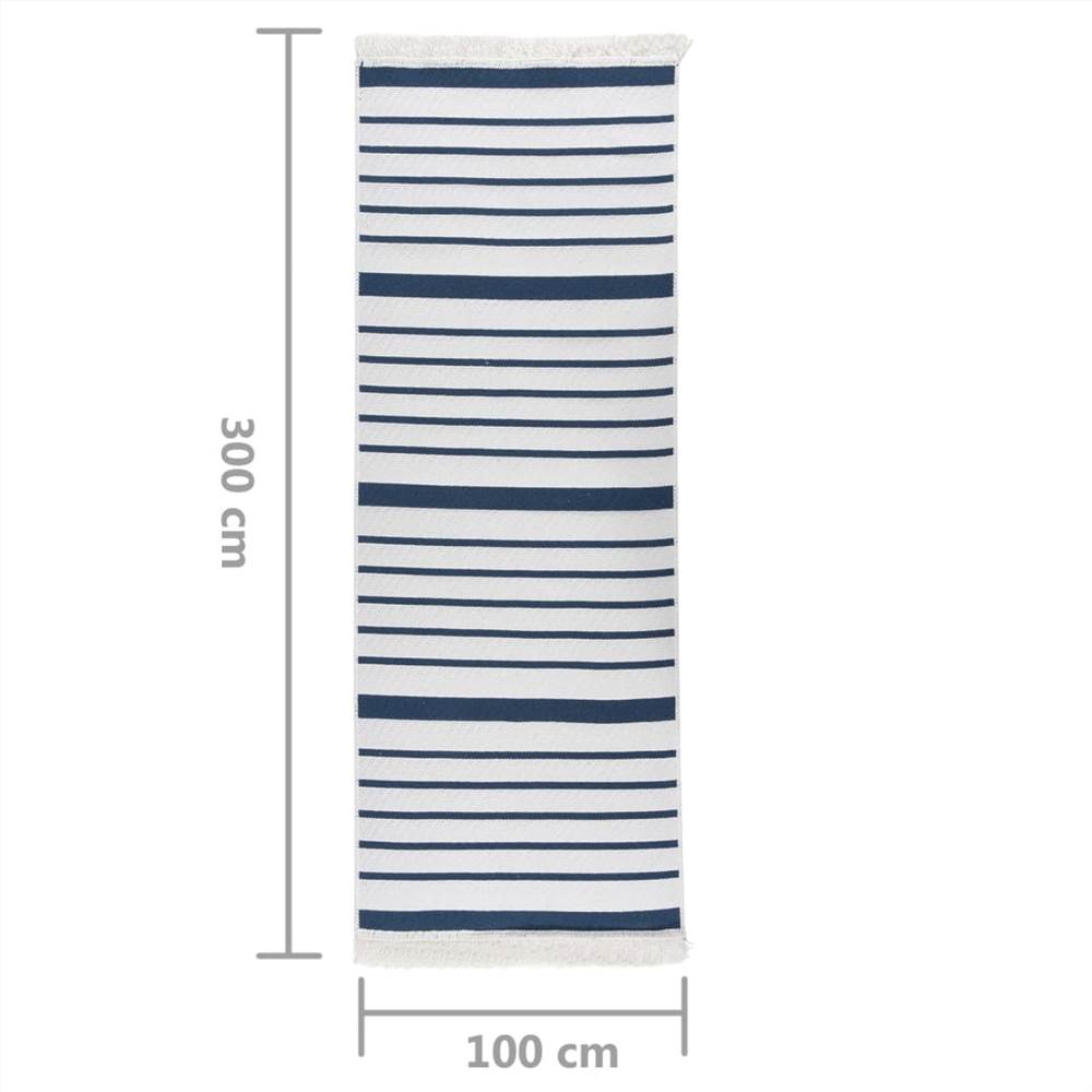 Rug Marine 100x300 cm Cotton