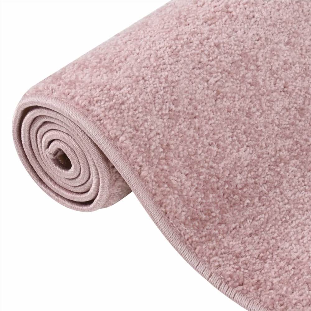 Rug Short Pile 140x200 cm Pink