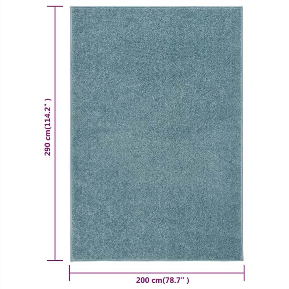 Rug Short Pile 200x290 cm Blue