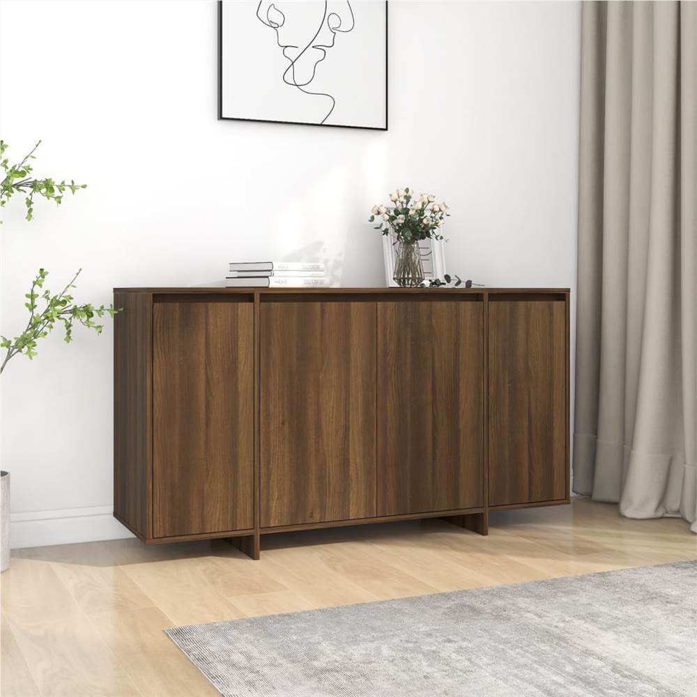 

Sideboard Brown Oak 135x41x75 cm Chipboard