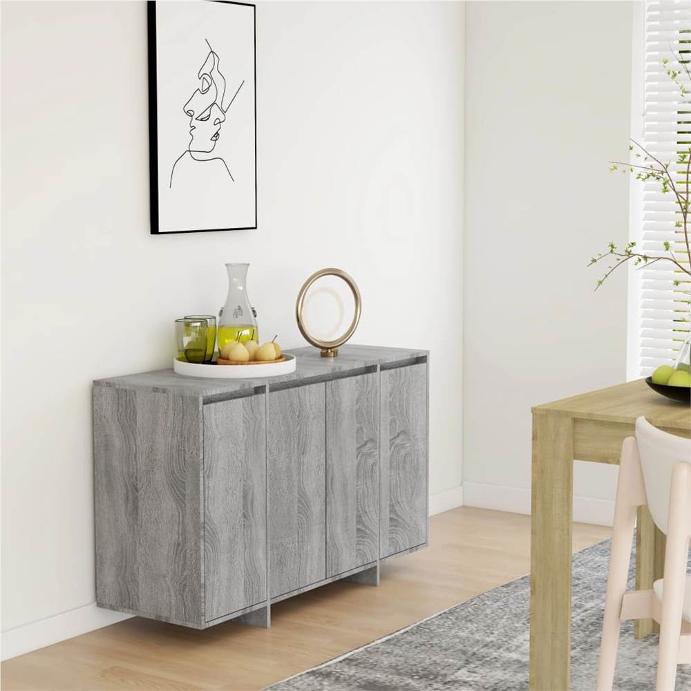 

Sideboard Grey Sonoma 120x41x75 cm Chipboard