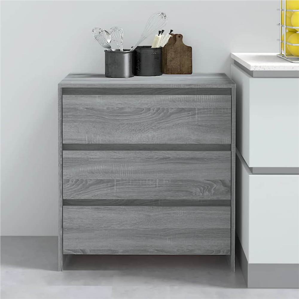 

Sideboard Grey Sonoma 70x41x75 cm Chipboard