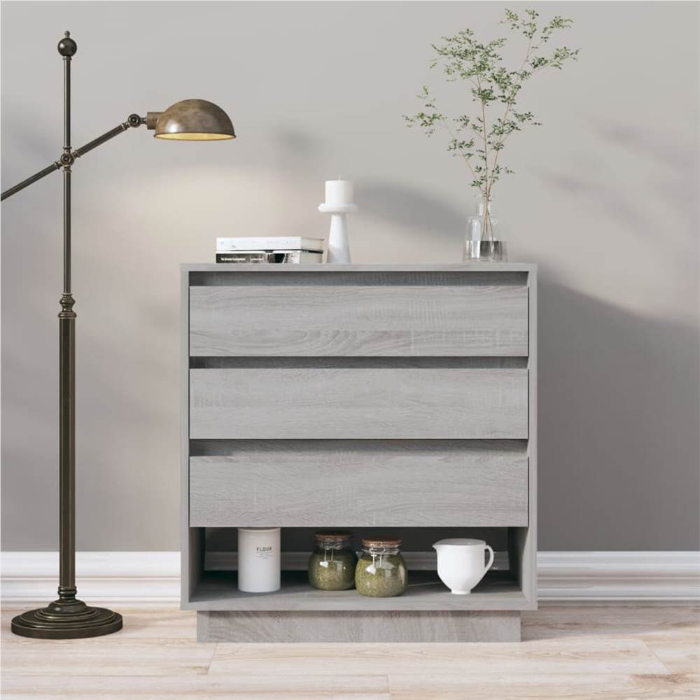 

Sideboard Grey Sonoma 70x41x75 cm Chipboard